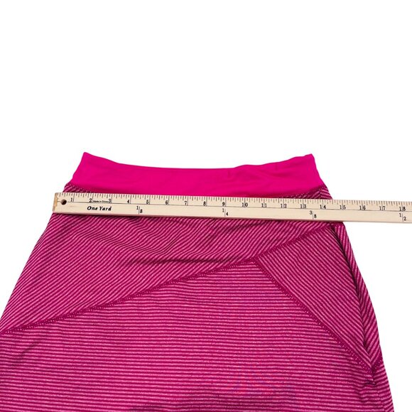 Lola Womens X-Small Pink Striped Skort With Built-In Shorts - Picture 3 of 6